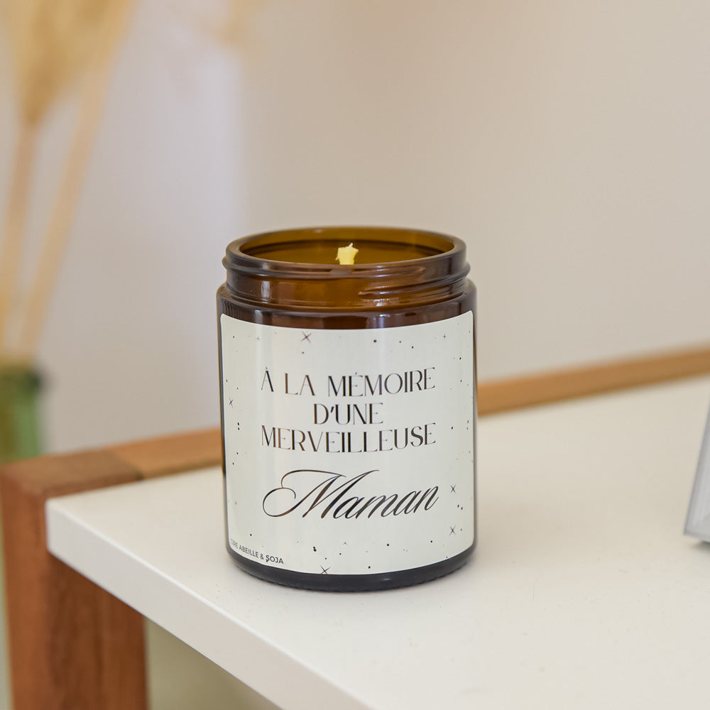 bougie souvenir maman