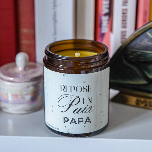 BOUGIE DE DEUIL-3 repose en paix papa