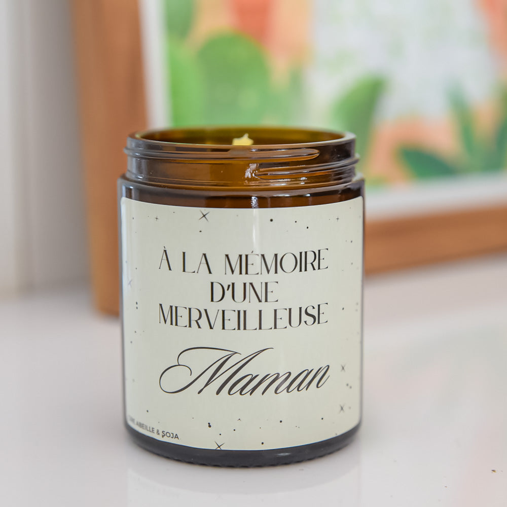 bougie deuil maman