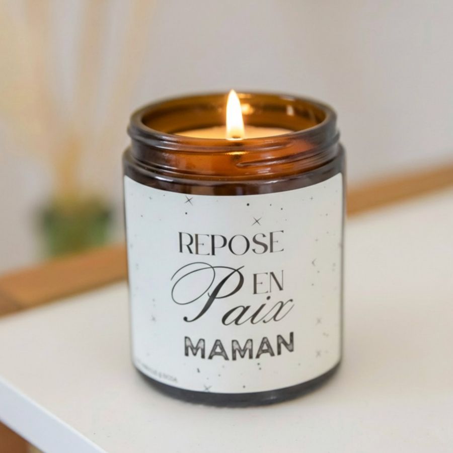 Bougie Repose en Paix Maman