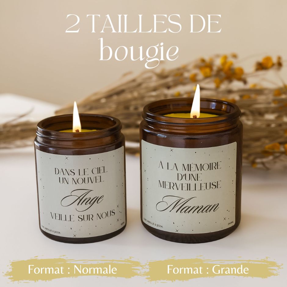 Bougie Un nouvel ange veille sur nous