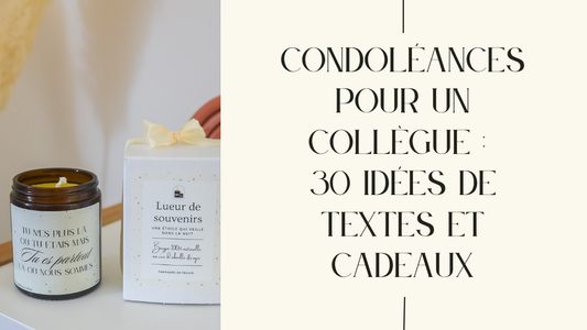 Condoléances pour un collègue 