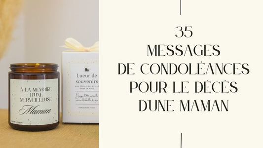 messages de condoléances pour le décès d'une maman