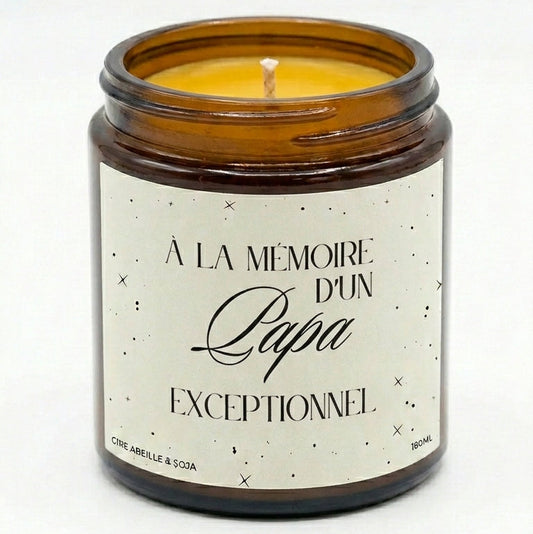 Bougie A la mémoire d'un Papa exceptionnel