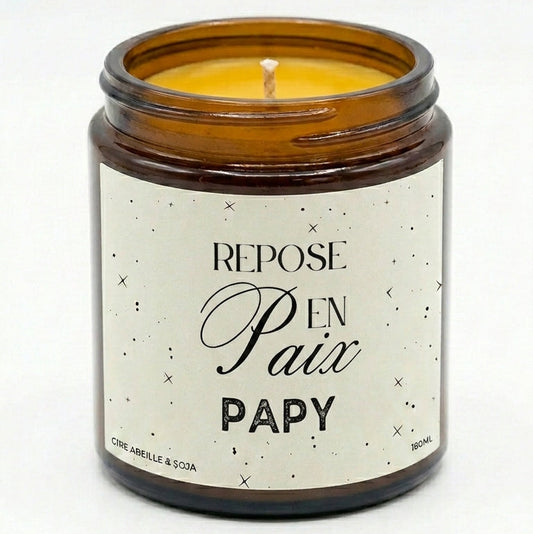Bougie Repose en Paix Papy