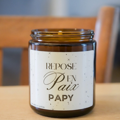 Bougie Repose en Paix Papy