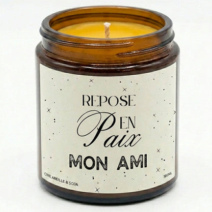 Bougie Repose en Paix mon Ami