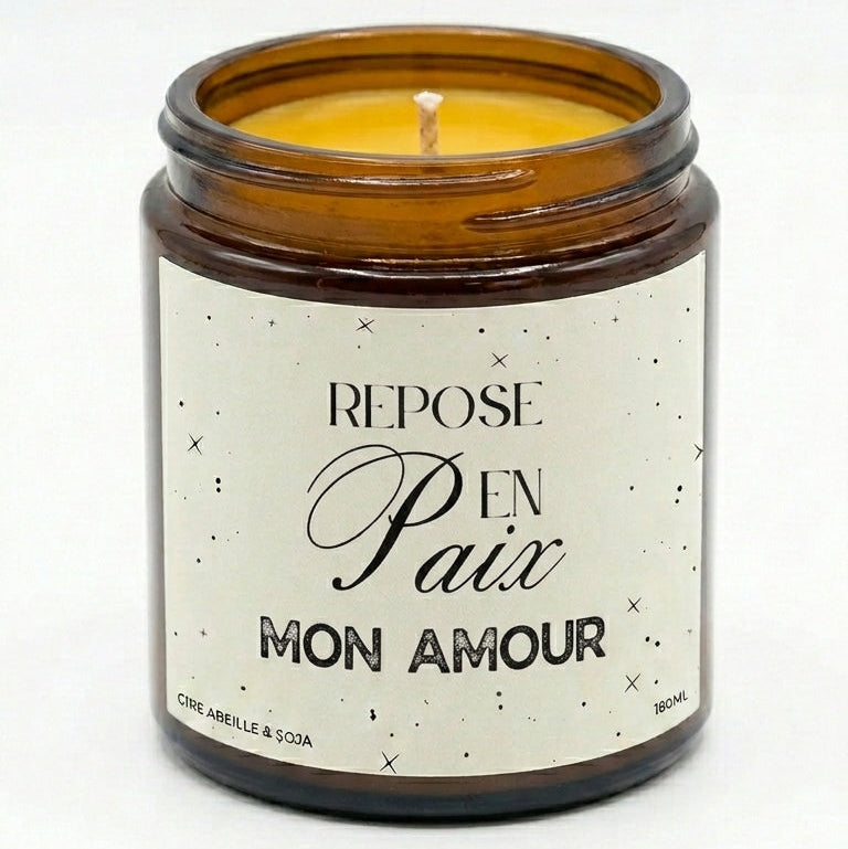 Bougie Repose en Paix mon Amour