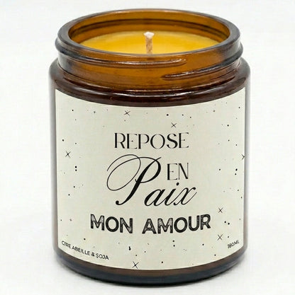 Bougie Repose en Paix mon Amour
