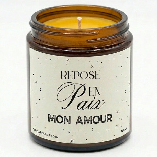 Bougie Repose en Paix mon Amour