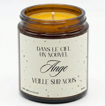 Bougie Un nouvel ange veille sur nous